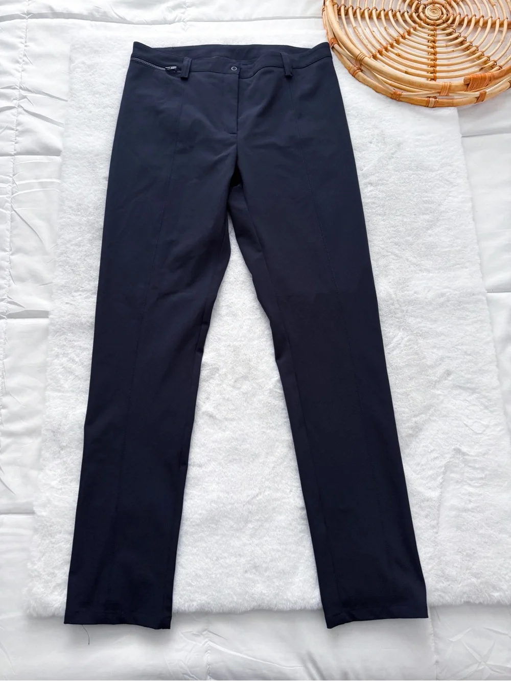 Fusalp Trousers Pants Navy Blue Zip Pocket